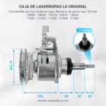Caja Lavarropas LG 13 Kg - Imagen 2