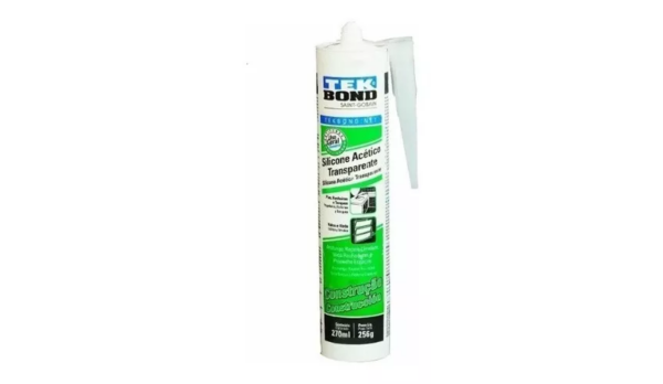 TEK BOND Silicona Acética Transparente Tekbond 256g - Imagen 1