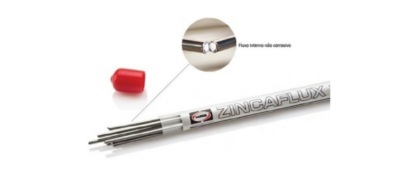 VARILLA ALUMINIO ZINCA Varilla Zincaflux Harris Soldar Aluminio C/ Fundente (Unidad) - Imagen 1