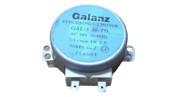 MOTOR GIRAPLATOS Motor Giraplato Microondas 30v 5rpm/min - Imagen 1