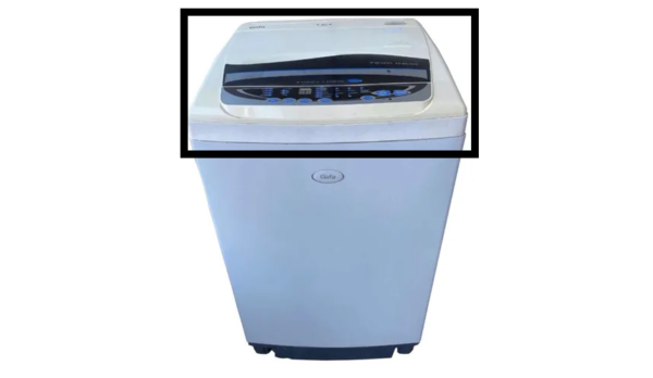 Tapa puerta Lavarropas Gafa Aquarius 6500/7500 - Imagen 2