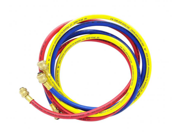 manguera manifold 410 Mangueras manifold JR juego x 3 (R410a x 150cm) - Imagen 1